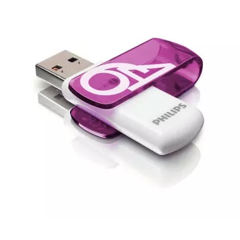 Philips FM64FD05B USB flash drive 64 GB USB Type-A 2.0 Purple, White