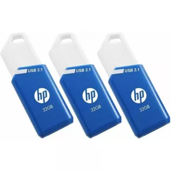 HP x755w Triple Pack USB flash drive 32 GB USB Type-A 3.2 Gen 1 (3.1 Gen 1) Blue, White