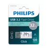 Philips Click USB flash drive 32 GB USB Type-C 3.2 Gen 1 (3.1 Gen 1) Transparent, White