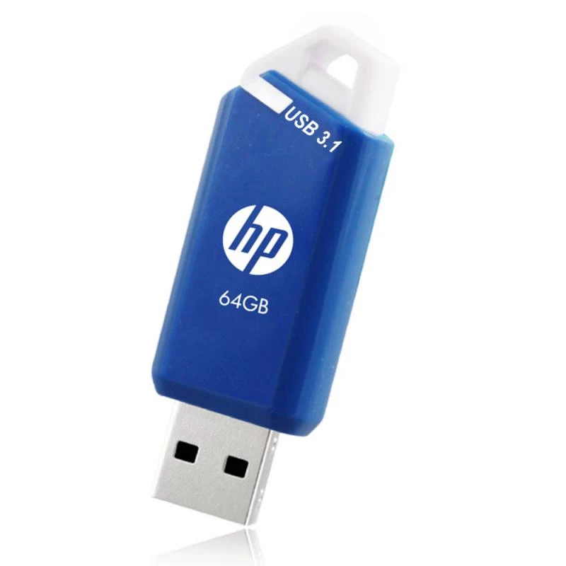 HP x755w Triple Pack USB flash drive 64 GB USB Type-A 3.2 Gen 1 (3.1 Gen 1) Blue, White