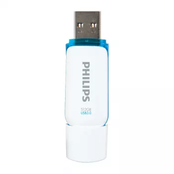 USB flash drive Philips FM51FD75B 512 GB, USB Type-A, USB 3.2 Gen 1 (3.1 Gen 1), white