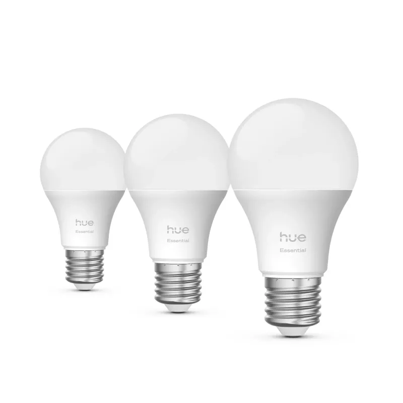Philips Hue White and colour ambience Essential A60 – E27 smart bulb – 806 lm – 8W – 3-pack