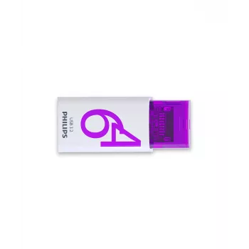 Philips Click USB flash drive 64 GB USB Type-C 3.2 Gen 1 (3.1 Gen 1) Violet, White