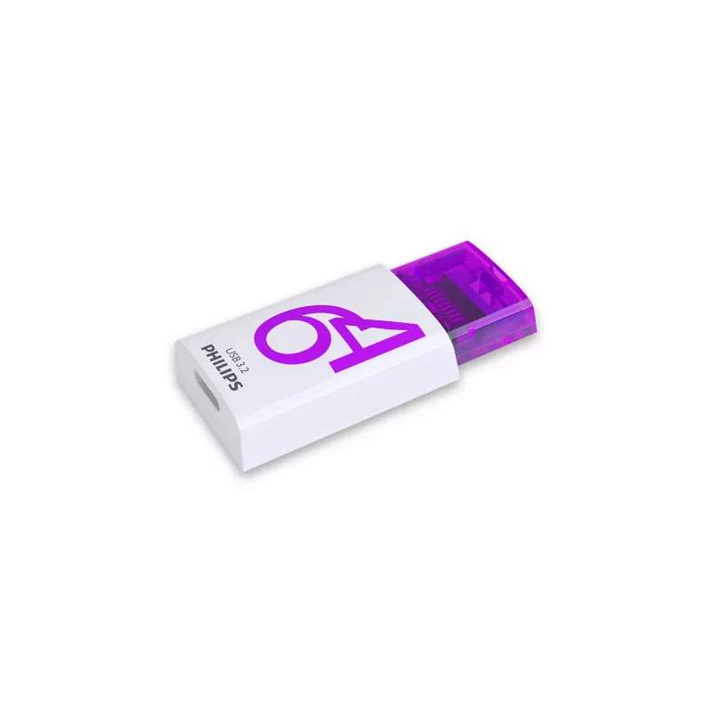 Philips Click USB flash drive 64 GB USB Type-C 3.2 Gen 1 (3.1 Gen 1) Violet, White