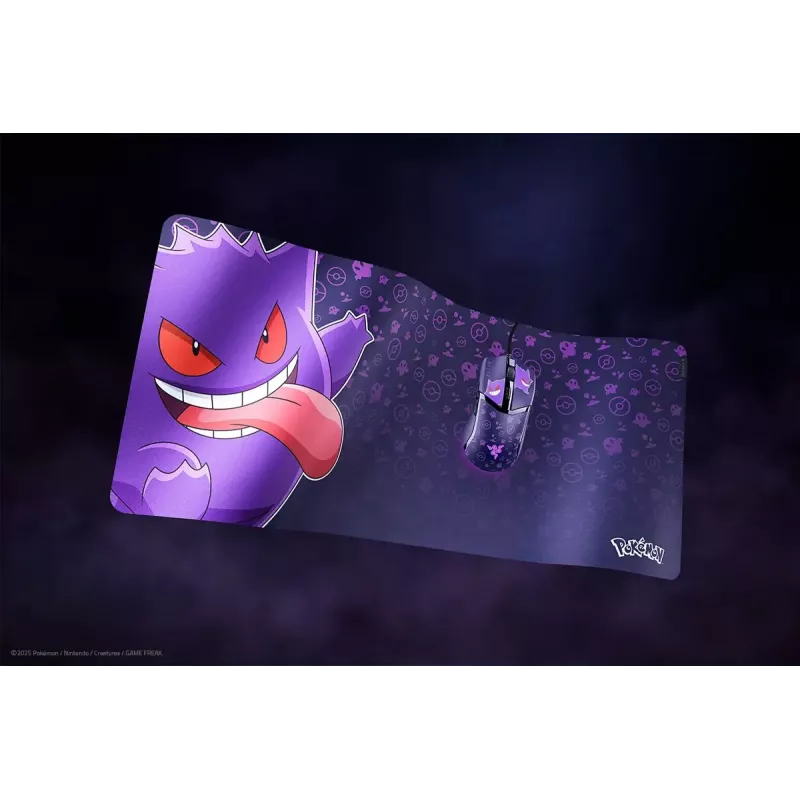 Gaming mouse pad Razer Gigantus V2, 940×410 mm, foam/microfibre/rubber, purple/red/white image surface