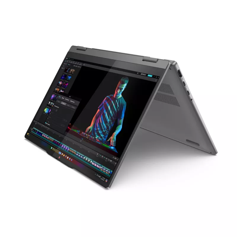 Lenovo IdeaPad 5 2-in-1 14Q8X9 Copilot+ PC Snapdragon X1P-42-100 Hybrid (2-in-1) 35.6 cm (14 inch) Touchscreen WUXGA 16 GB LPDDR5x-SDRAM 1 TB SSD Wi-Fi 7 (802.11be) Windows 11 Home German Grey