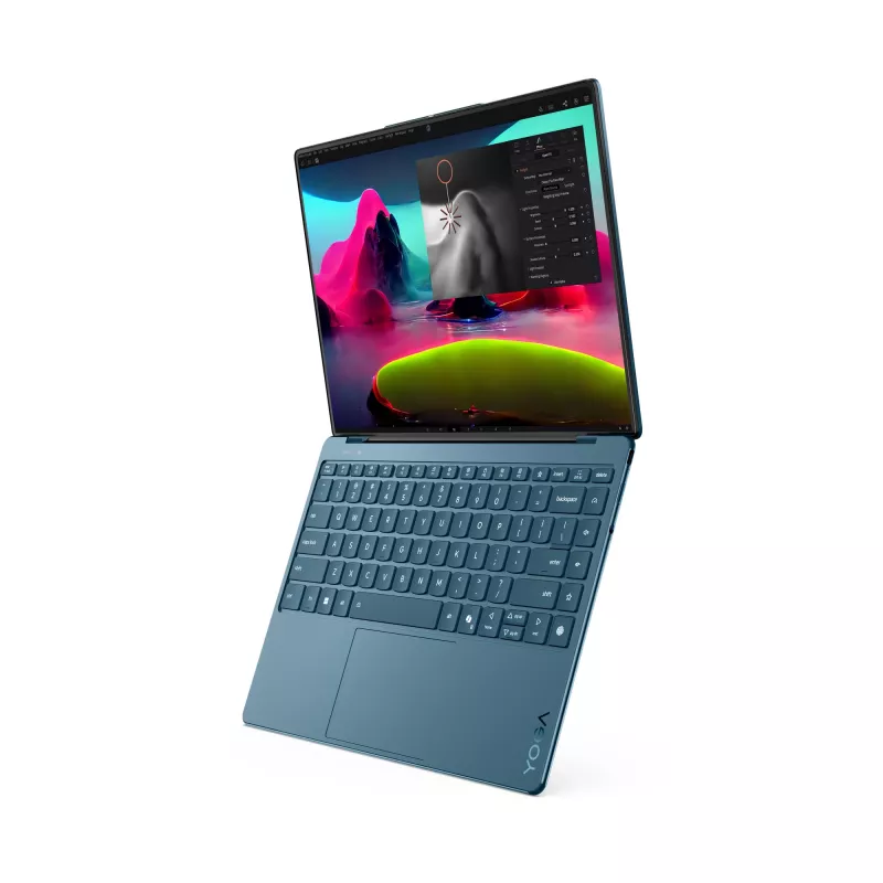 Lenovo Yoga Slim 9 14ILL10 Copilot+ PC Intel Core Ultra 7 258V Laptop 35.6 cm (14 inch) Touchscreen WQUXGA 32 GB LPDDR5x-SDRAM 1 TB SSD Wi-Fi 7 (802.11be) Windows 11 Home German Teal