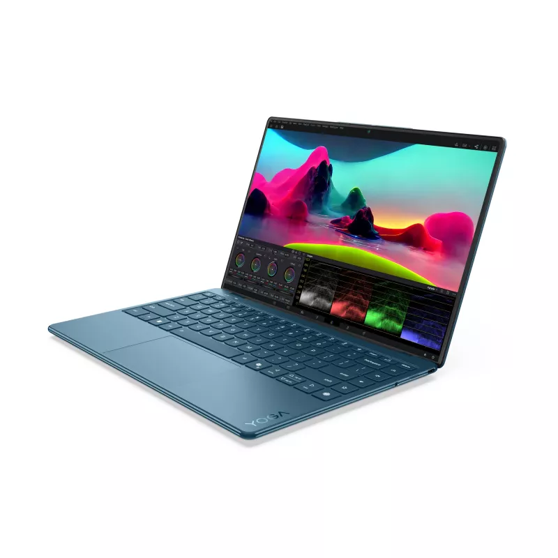 Lenovo Yoga Slim 9 14ILL10 Copilot+ PC Intel Core Ultra 7 258V Laptop 35.6 cm (14 inch) Touchscreen WQUXGA 32 GB LPDDR5x-SDRAM 1 TB SSD Wi-Fi 7 (802.11be) Windows 11 Home German Teal
