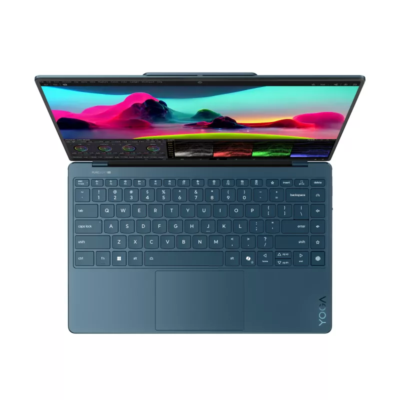 Lenovo Yoga Slim 9 14ILL10 Copilot+ PC Intel Core Ultra 7 258V Laptop 35.6 cm (14 inch) Touchscreen WQUXGA 32 GB LPDDR5x-SDRAM 1 TB SSD Wi-Fi 7 (802.11be) Windows 11 Home German Teal