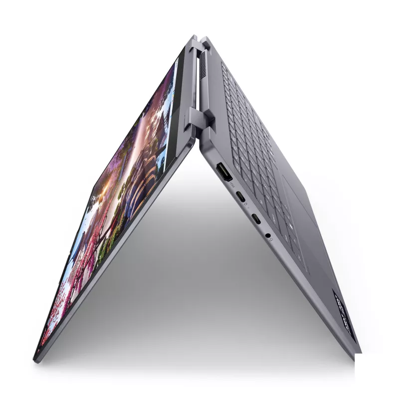 Lenovo IdeaPad 5 2-in-1 14AKP10 Copilot+ PC AMD Ryzen™ AI 7 350 Hybrid (2-in-1) 35.6 cm (14 inch) Touchscreen WUXGA 16 GB LPDDR5x-SDRAM 512 GB SSD Wi-Fi 7 (802.11be) Windows 11 Home German Grey