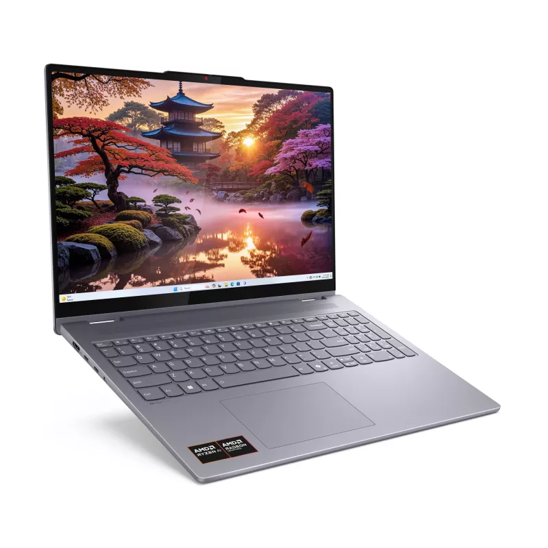 Lenovo IdeaPad 5 2-in-1 16AKP10 Copilot+ PC AMD Ryzen™ AI 7 350 Hybrid (2-in-1) 40.6 cm (16 inch) Touchscreen WUXGA 16 GB LPDDR5x-SDRAM 1 TB SSD Wi-Fi 7 (802.11be) Windows 11 Home German Grey