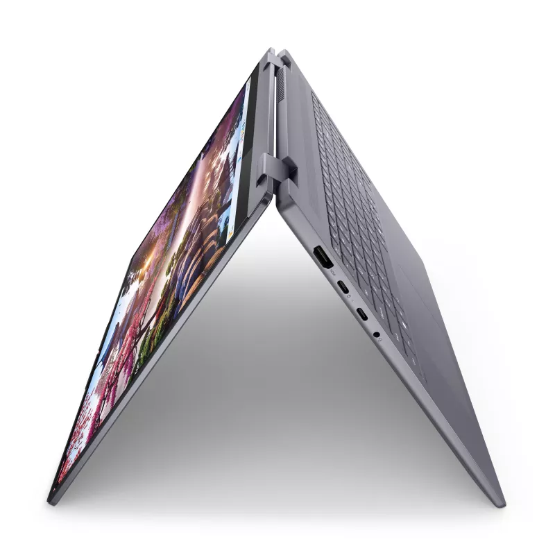 Lenovo IdeaPad 5 2-in-1 16AKP10 Copilot+ PC AMD Ryzen™ AI 7 350 Hybrid (2-in-1) 40.6 cm (16 inch) Touchscreen WUXGA 16 GB LPDDR5x-SDRAM 1 TB SSD Wi-Fi 7 (802.11be) Windows 11 Home German Grey