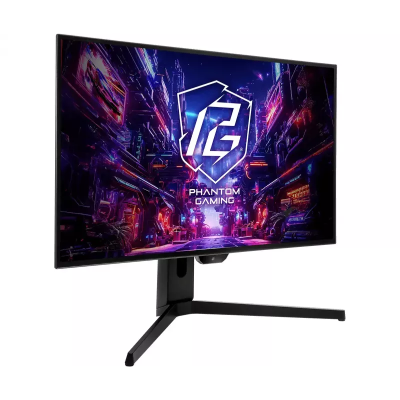 Computer monitor ASRock PGO27QFS 27 inch 2560x1440 Quad HD OLED WOLED, 0.03 ms, 275 cd/m², USB‑C, VESA, height adjustable