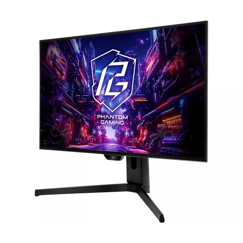 Computer monitor ASRock PGO27QFS 27 inch 2560x1440 Quad HD OLED WOLED, 0.03 ms, 275 cd/m², USB‑C, VESA, height adjustable