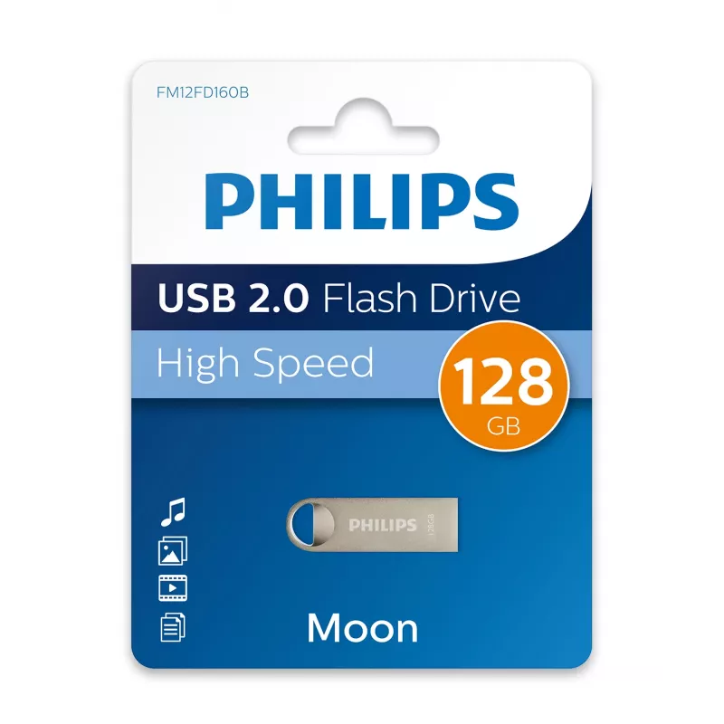 Philips Moon edition USB flash drive 128 GB USB Type-A 2.0 Silver