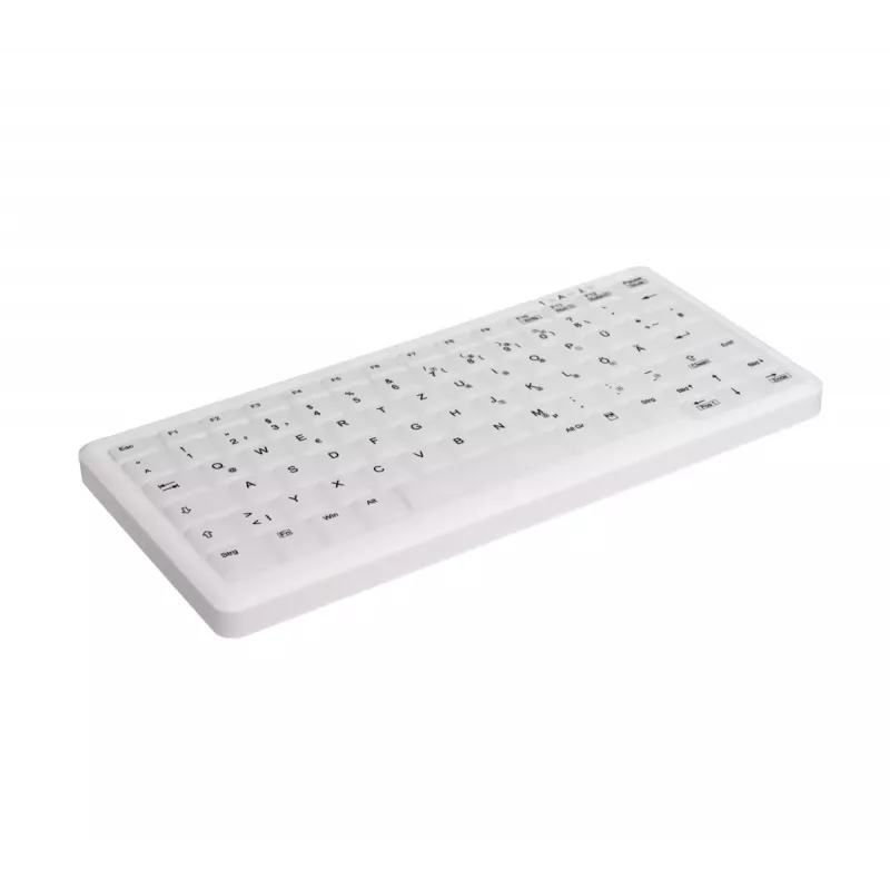 Contour Design Active Key Contour ClassicClean Medical Keyboard Removable Cover Mini Wireless White C4110