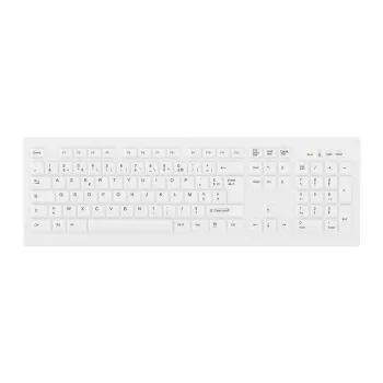 Contour Design Active Key Contour ClassicClean Medical Keyboard Removable Cover Full-Size Wireless White C8100