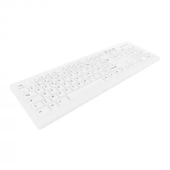 Contour Design Active Key Contour ClassicClean Medical Keyboard Removable Cover Full-Size Wireless White C8100