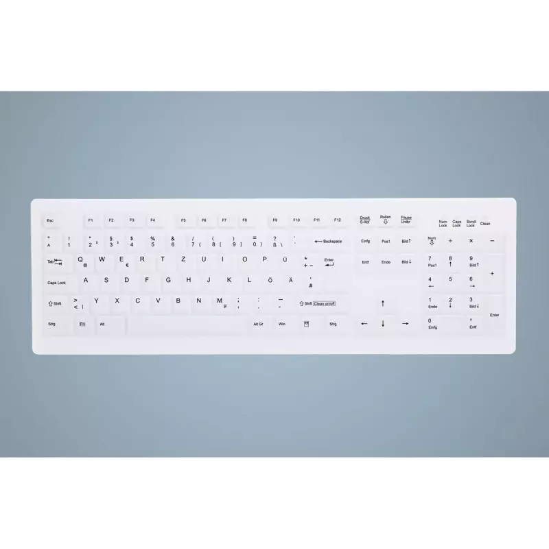 Contour Design Active Key AK-C8100F-U1-W/US keyboard Medical USB QWERTY US English White