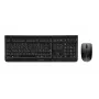 CHERRY DW 3000 keyboard Mouse included Universal RF Wireless AZERTY Belgian Black