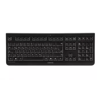 CHERRY DW 3000 keyboard Mouse included Universal RF Wireless AZERTY Belgian Black