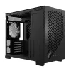 XPG VALOR AIR NANO MID-TOWER CHASSIS - Black, Midi Tower, PC, Black, micro ATX, Mini-ITX, SPCC, 17 cm