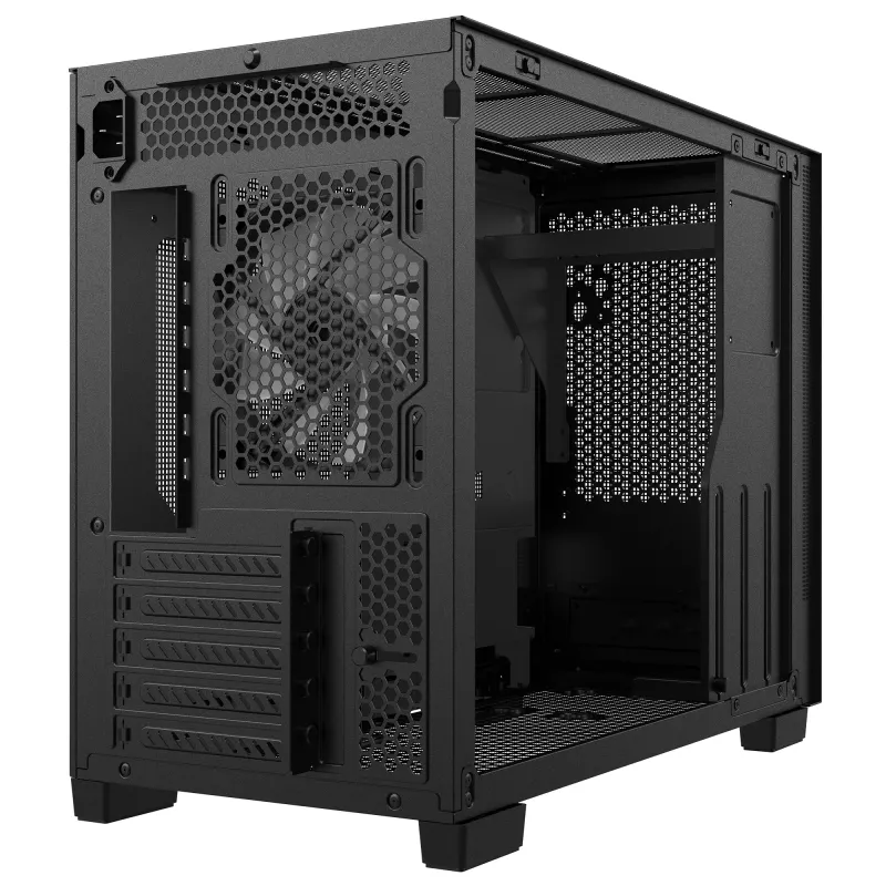 XPG VALOR MESH NANO MID-TOWER-CHASSIS - Black, Midi Tower, PC, Black, micro ATX, Mini-ITX, SPCC, 17 cm