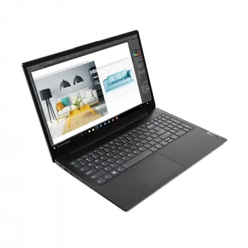 Lenovo V15 G2 IJL Intel® Celeron® N N4500 Laptop 39.6 cm (15.6 inch) Full HD 8 GB DDR4-SDRAM 256 GB SSD Wi-Fi 6 (802.11ax) Windows 11 Home German Black