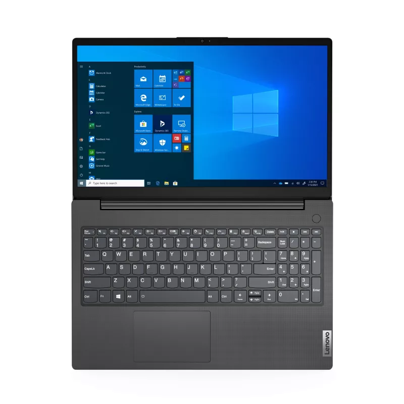 Lenovo V15 G2 IJL Intel® Celeron® N N4500 Laptop 39.6 cm (15.6 inch) Full HD 8 GB DDR4-SDRAM 256 GB SSD Wi-Fi 6 (802.11ax) Windows 11 Home German Black