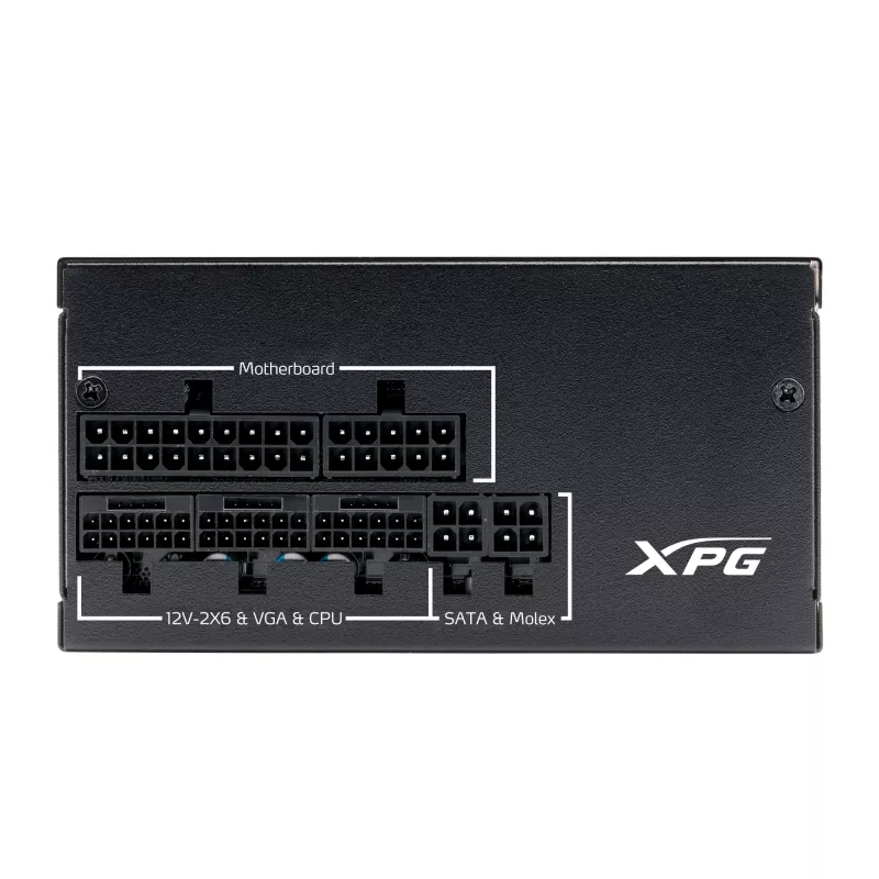 XPG PYMCORE 750w SFX GOLD Power Supply, 750 W, 100 - 240 V, 50/60 Hz, 10 A, 20 A, 62.4 A