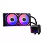 XPG LEVANTE II 240 Black, Liquid cooling kit, 12 cm, 26.7 sone, Black