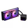 XPG LEVANTE II 240 Black, Liquid cooling kit, 12 cm, 26.7 sone, Black
