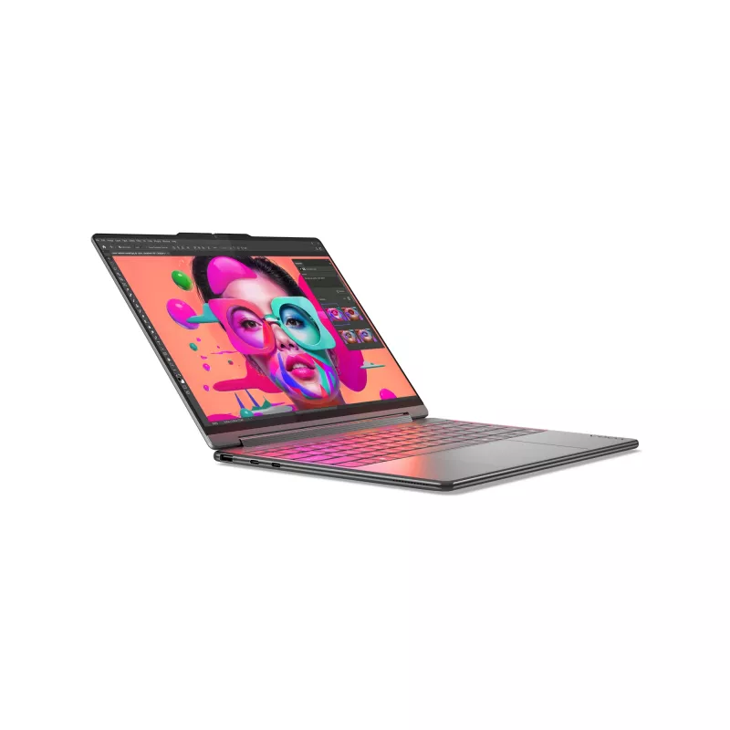 Lenovo Yoga 9 2-in-1 14ILL10 Copilot+ PC Intel Core Ultra 7 258V Hybrid (2-in-1) 35.6 cm (14 inch) Touchscreen WQUXGA 32 GB LPDDR5x-SDRAM 1 TB SSD Wi-Fi 7 (802.11be) Windows 11 Home German Grey