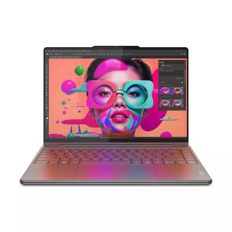 Lenovo Yoga 9 2-in-1 14ILL10 Copilot+ PC Intel Core Ultra 7 258V Hybrid (2-in-1) 35.6 cm (14 inch) Touchscreen WQUXGA 32 GB LPDDR5x-SDRAM 1 TB SSD Wi-Fi 7 (802.11be) Windows 11 Home German Grey