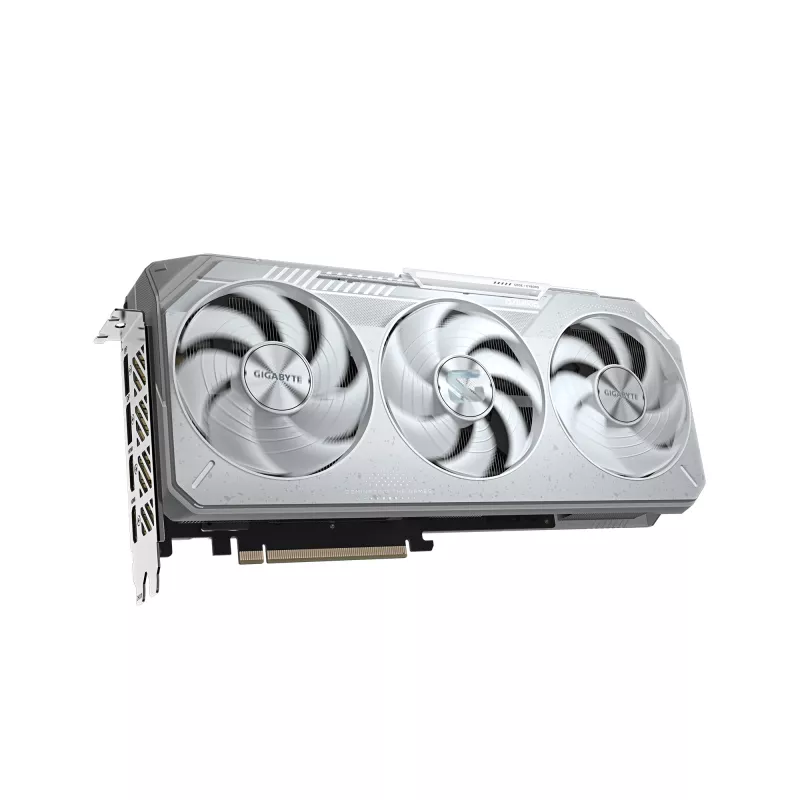 Graphics card GIGABYTE Radeon RX 9070 XT GAMING OC ICE 16 GB GDDR6 256-bit PCIe 5.0 3-fan white