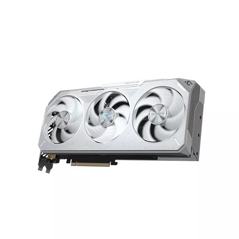 Graphics card GIGABYTE Radeon RX 9070 XT GAMING OC ICE 16 GB GDDR6 256-bit PCIe 5.0 3-fan white
