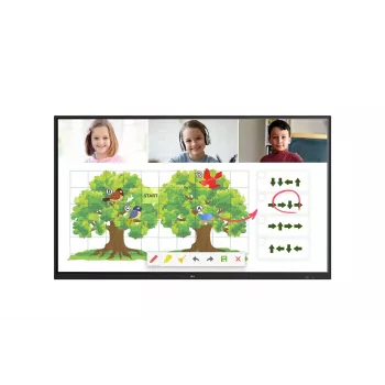 LG 86TR3PJ-B Digital signage flat panel 2.18 m (86 inch) LED Wi-Fi 390 cd/m² UHD+ Black Touchscreen Android 8.0 16/7
