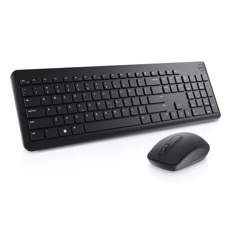 Keyboard and Mouse set Dell KM3322W — wireless RF, full-size German QWERTZ, black