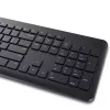Keyboard and Mouse set Dell KM3322W — wireless RF, full-size German QWERTZ, black