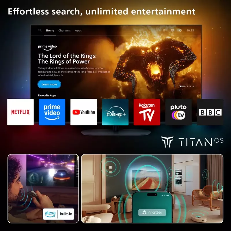 Philips 55PUS8500/12 TV 139.7 cm (55 inch) 4K Ultra HD Smart TV Wi-Fi Black