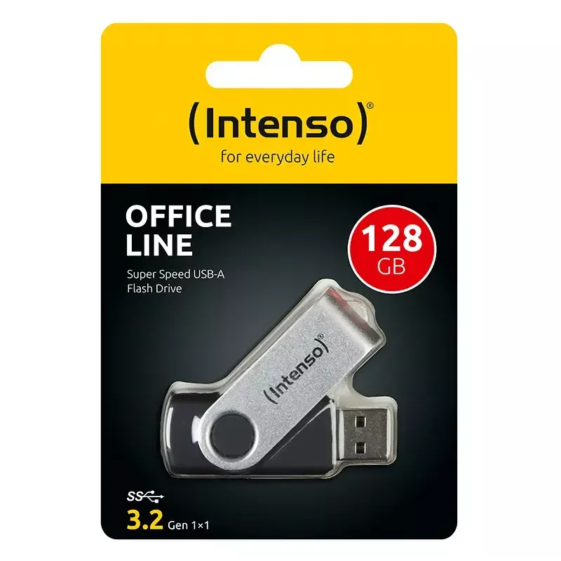 USB flash drive Intenso 128 GB USB-A 3.2 Gen 1x1 black-silver