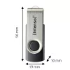USB flash drive Intenso 128 GB USB-A 3.2 Gen 1x1 black-silver