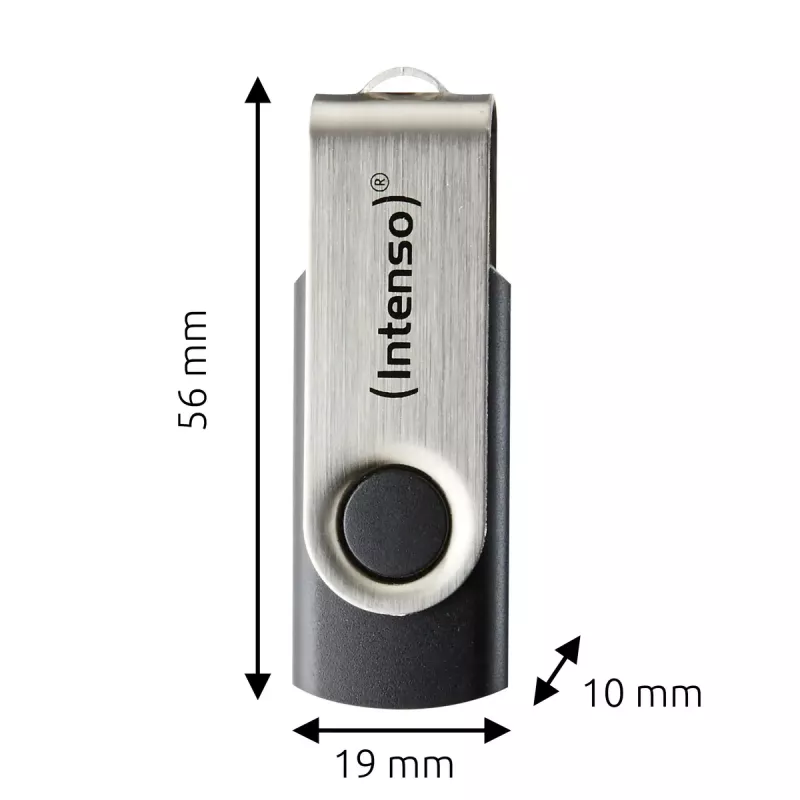 USB flash drive Intenso 128 GB USB-A 3.2 Gen 1x1 black-silver