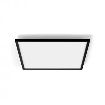 Smart ceiling light Philips Hue Aurelle Square Panel 600×600 mm, Bluetooth, 220–240V, 48 mm depth, black/white