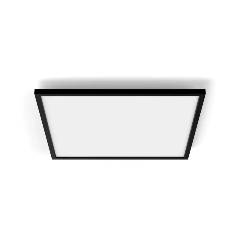 Smart ceiling light Philips Hue Aurelle Square Panel 600×600 mm, Bluetooth, 220–240V, 48 mm depth, black/white