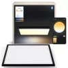 Smart ceiling light Philips Hue Aurelle Square Panel 600×600 mm, Bluetooth, 220–240V, 48 mm depth, black/white
