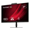 27 inch ViewSonic VG2741V-2K computer monitor, 2560×1440 QHD, 4 ms, IPS/LCD, built-in speakers, VESA, height adjustable, black