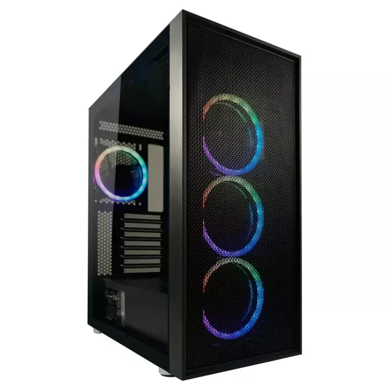 PC Case LC-Power Black_Wanderer_X Midi Tower Black