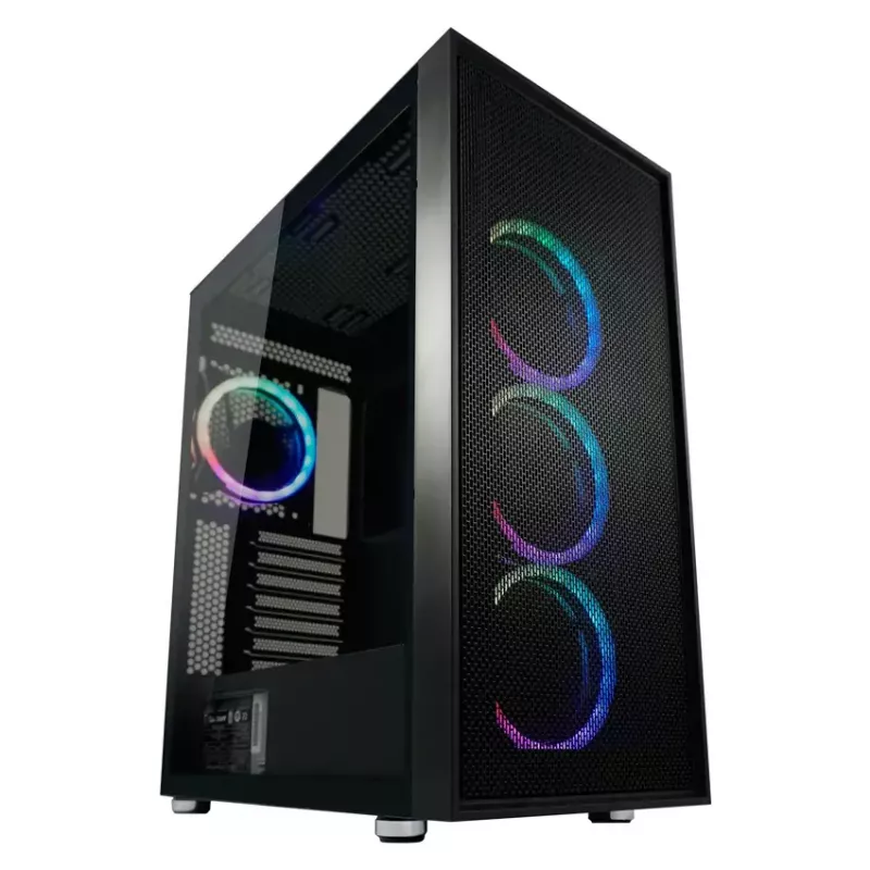 PC Case LC-Power Black_Wanderer_X Midi Tower Black