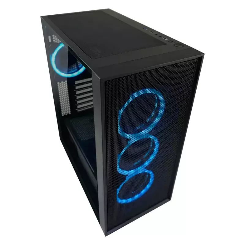 PC Case LC-Power Black_Wanderer_X Midi Tower Black